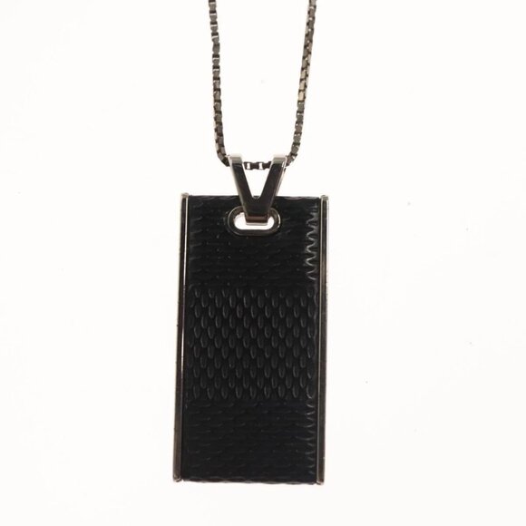 LOUIS VUITTON Damier Graphite Pandantif Soho Necklace - Picture 11 of 15